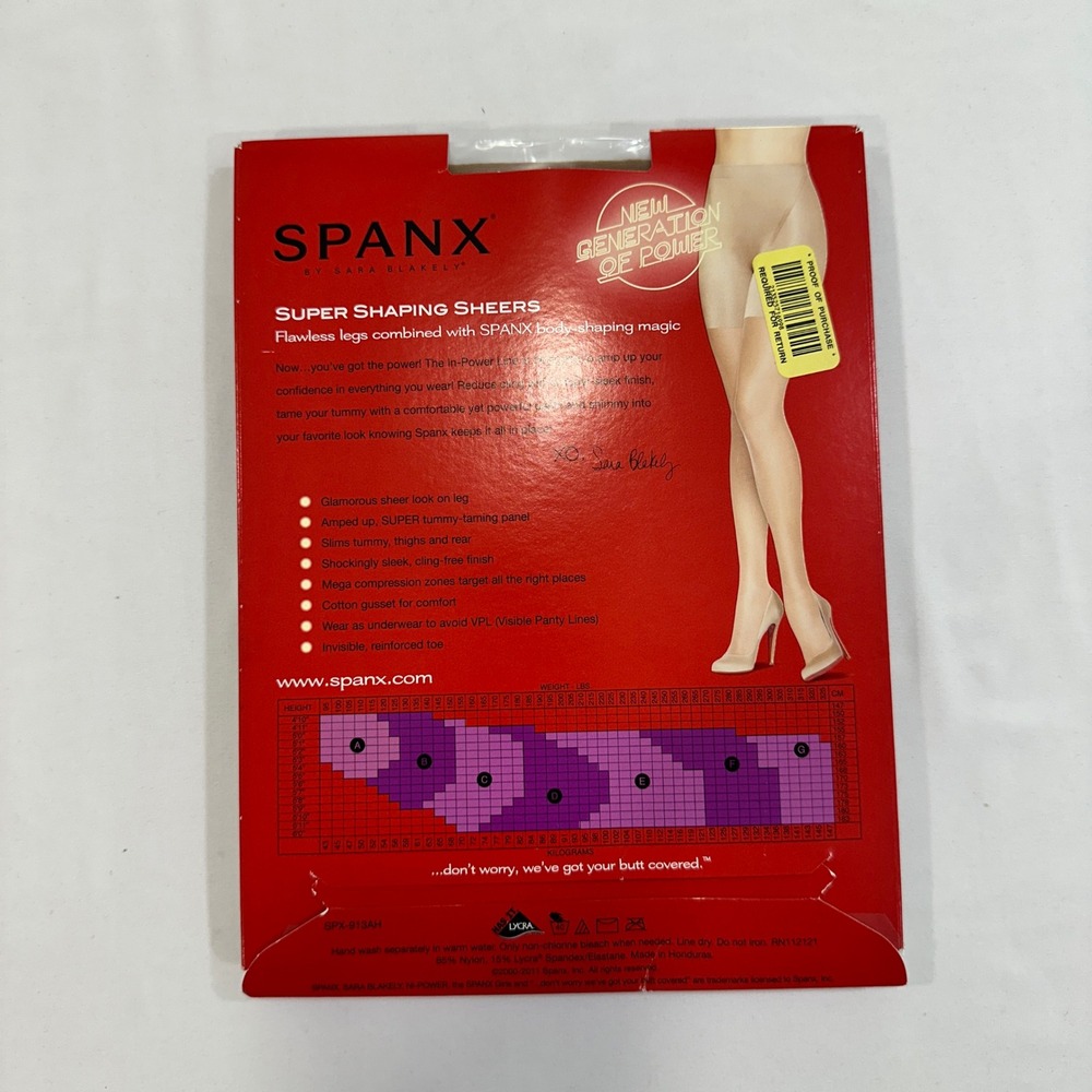 Spanx Super Shaping Sheers Women Size A Nude1 Tummy Control | Shapewear Core
